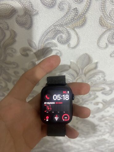 зажигалка часы: Apple watch 9 45mm 100% емкость батареи состоянии новое,комплект