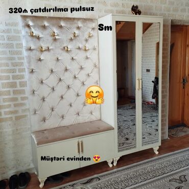 Divan və kreslo dəstləri: Yeni, Düz dolab, Dəhliz dolabı