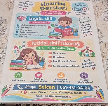 ev dizayni: Xarici dil kursu, İngilis dili, Uşaqlar üçün, Abituriyentlər üçün — 1