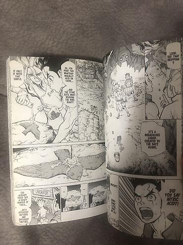 Книги и журналы: Məhsul: Dr. STONE, Cild 1 – manga (ingiliscə) Təxminən ilk səhfələri — 3