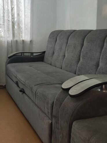 садовая мебель бишкек: Продаю комплект современной мягкой мебели: — Серый диван с