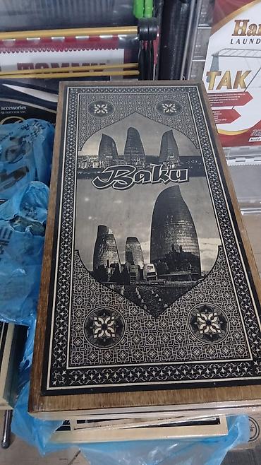 Nərdlər: Taxta nərd–şahmat dəsti - Material: cilalanmış təbii ağac - 2-si — 11