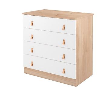uske haljine: KikkaBoo Drvena komoda Elon wood – elegantna i praktična komoda za — 1