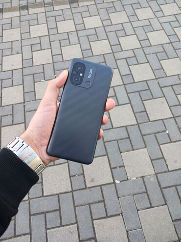 düyməli telfon: Xiaomi Redmi 12C, 128 GB, rəng - Qara, 
 Düyməli, Barmaq izi, Face ID