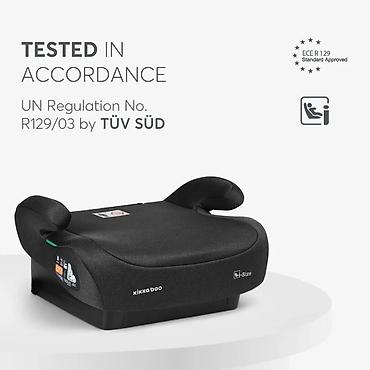 samsonite kabinski koferi: Autosedište/buster KIKKA BOO I-Go i-Size, crna boja – za visinu deteta — 4