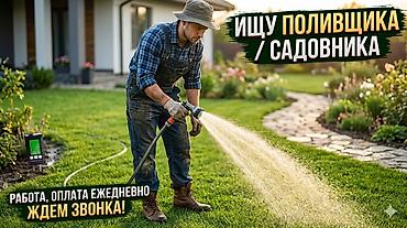 замок мастер: Свободна вакансия на монтажника поливных систем. Важно опыт в сфере — 1