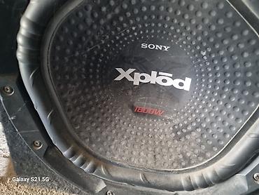 Автоунаа акустикасы: Автозвук комплект: сабвуфер Sony Xplod + усилитель - Сабвуфер: Sony — 3