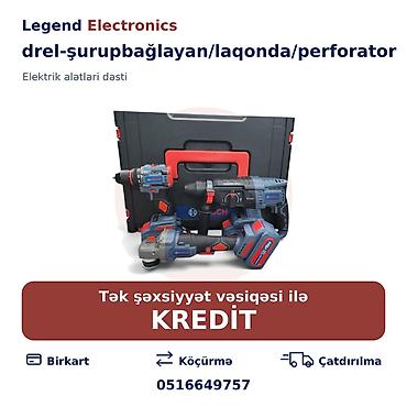 islənmis drel: Elan başlığı: Akkumulyatorlu elektrik alət dəsti — 1
