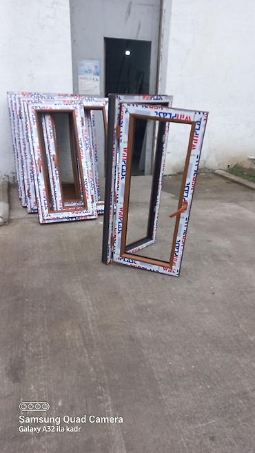 qapi pencere: RƏNGLİ Plastik Pəncərə və Qapılar 60x120 bir ədədi 99 man — 4