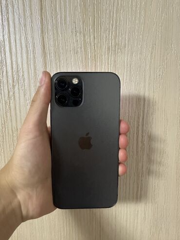 Apple iPhone: IPhone 12 Pro, Б/у, 256 ГБ, Graphite, Коробка, 80 %