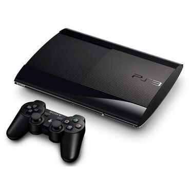 детские приставки playstation move: PS3 super slim. Работает идеально. полный комплект. 2 оригиналых