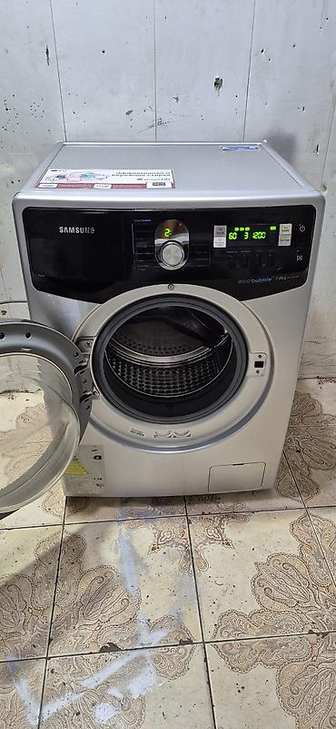 irşad electronics paltaryuyan: Paltaryuyan maşın Samsung, 7 kq, İşlənmiş, Avtomat, Qurutma var, Ödənişli çatdırılma — 2