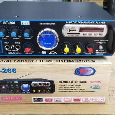 Səs gücləndiriciləri: Sesguclendirici usilitel amplifier karaoke mikrafon echo FM radio USB — 8