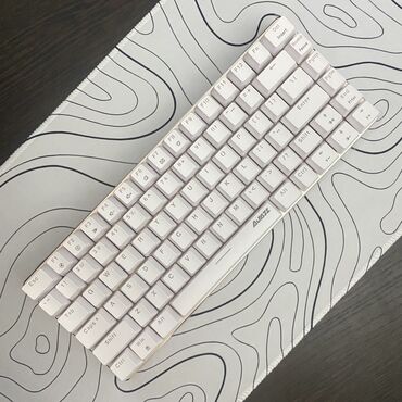 ноутбук почти новый: ⌨️Механическая клавиатура Ajazz AK33 белого цвета на красных свитчах