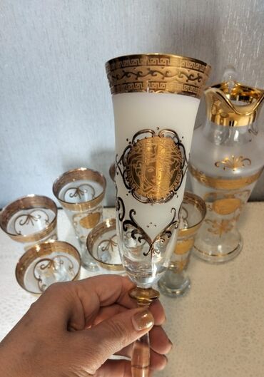 lepka qablar: Qədəhlər, 6 ədədli dəst