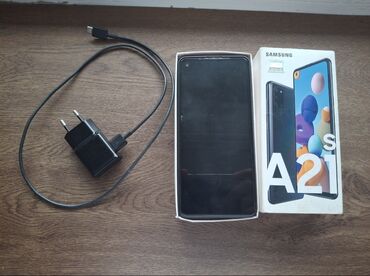 samsung e210: Samsung Galaxy A21S, 32 ГБ, цвет - Черный, Отпечаток пальца, Две SIM карты