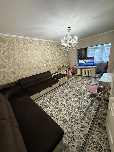 3 комнаты, 62 м², Аламедин-1 мкр 105 серия, 1 этаж, Евроремонт