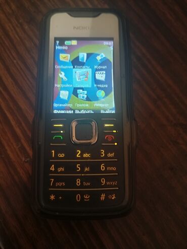 домашние телефон: Nokia 7710, Колдонулган, түсү - Кара, 1 SIM