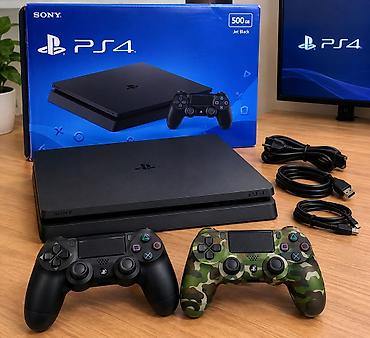 sony xz: PS4 Slim – 1TB Jet Black • Komplekt: - PS4 Slim 1TB konsol (Jet — 1