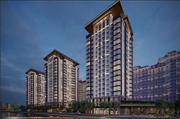 жк prime park: 4 комнаты, 158 м², Асанбай мкр Элитка, 14 этаж, ПСО (под самоотделку) — 1