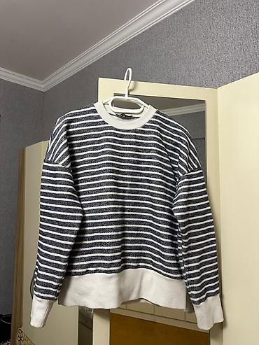 свитер: Мужской свитер, Zara, S, цвет - Серый — 2