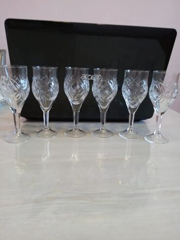 Qədəhlər: Qədəhlər, Xrustal, 8 ədədli dəst, Rusiya — 2