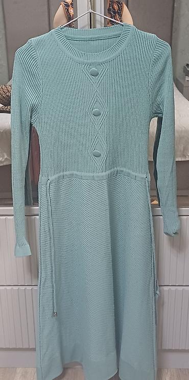 Trikotaj qadın donu – açıq firuzəyi rəngdə - Material: yumşaq