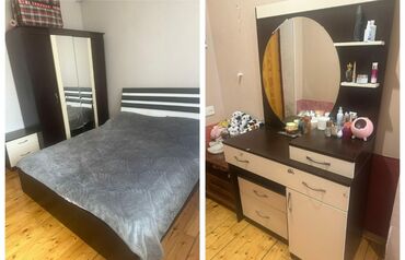 Yataq otağı dəstləri: 2 təknəfərlik çarpayı, Dolab, Termo, 2 tumba, İşlənmiş