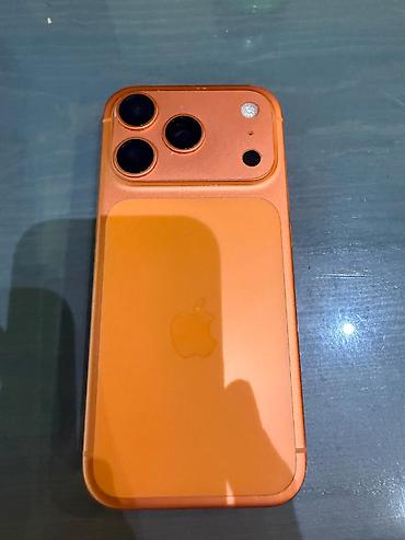 aple 17: IPhone 17 Pro, 256 GB, Narıncı, Face ID, Simsiz şarj, Sənədlərlə — 1