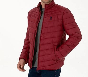 курткы: Эркектердин курткасы, S, Us Polo Assn, Колдонулган, түсү - Кызыл, Акылуу жеткирүү — 2