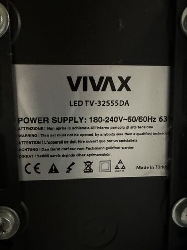 sony playstation 1: Vivax LED TV model TV-32S55DA je televizor sa napajanjem od 180-240V i