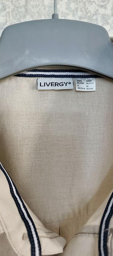 Kişi geyimləri: Köynək, Livergy, 2XL, rəng - Bej — 3