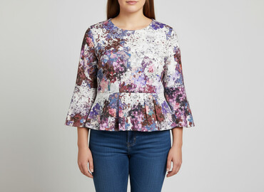 h m krótkie bluzy: H&M, Bluzka damska, rozmiar 2XL