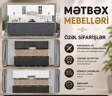 Мебель на заказ: Mətbəx mebelləri – xüsusi sifarişlə - Məkanınıza və zövqünüzə uyğun — 1