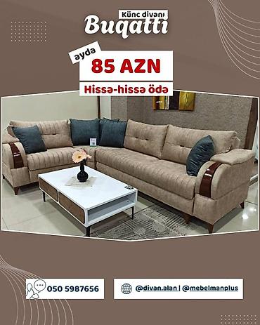 Divanlar: Künc divan, Yeni, Açılan, Bazalı, Parça, Ünvana pulsuz çatdırılma — 2