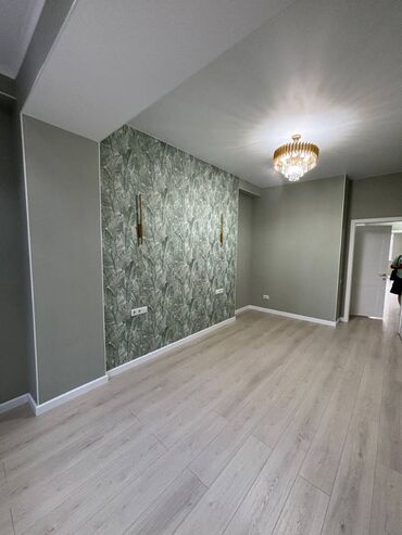 токмок квартира микрорайон: 2 комнаты, 67 м², Элитка, 3 этаж, Евроремонт