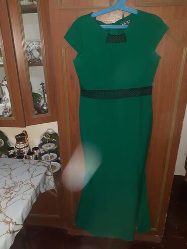 trikotaj qadın tunikləri: Вечернее платье, Макси, 2XL (EU 44)