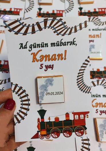 Uşaqlar üçün digər mallar: Ad gunu pankartlari sifarisle hazirlanir.Sifaris ucun bir nece gun — 4