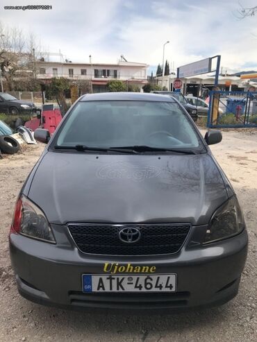 Transport: Toyota Corolla: 1.4 l | 2002 year Coupe/Sports