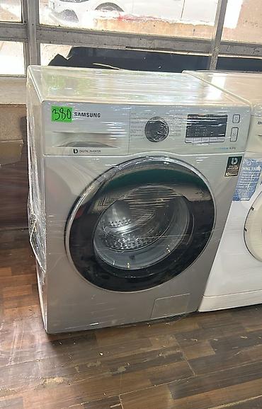 hamam kalonka: Samsung paltaryuyan maşın – ön yükləməli, gümüşü rəng. - Yükləmə — 1