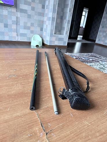 Тульпан кий сатылат абалы жакшы Узуну 1.60 Бильярдный кий разборный +