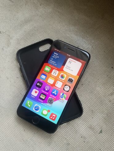 iphone se 2020 azerbaycan: IPhone SE 2020, 64 GB, Qara