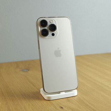 Apple iPhone: IPhone 13 Pro, 128 ГБ, Matte Gold, Чехол, Кабель, Коробка, 87 %