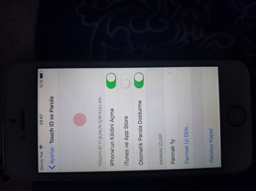 ayfon 5s qiymeti: IPhone 5s, < 16 GB, Qızılı, Barmaq izi