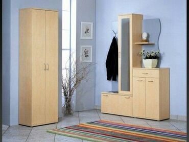 Sifarişlə dolablar: Düz dolab, Yataq otağı üçün, Paltar üçün, Açılan, Korpuslu, 2 qapılı — 14