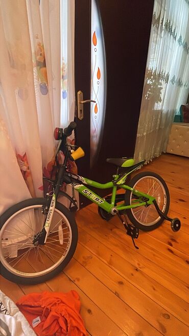 kreditlə velosiped satışı: Yeni İki təkərli Uşaq velosipedi Adidas, 18", Ünvandan götürmə