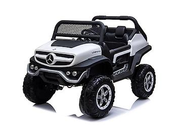 obuca deichmann sandale: Mercedes Unimog 4x4 – Beli, licencirani auto na akumulator za decu — 1
