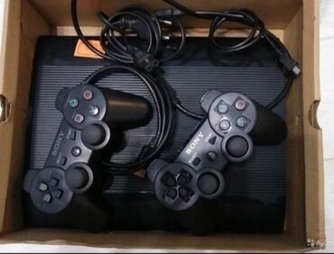 PS3 (Sony PlayStation 3): Продаю идеальную PS3 super slim, прошитая +40топ игр, Память 500гиг