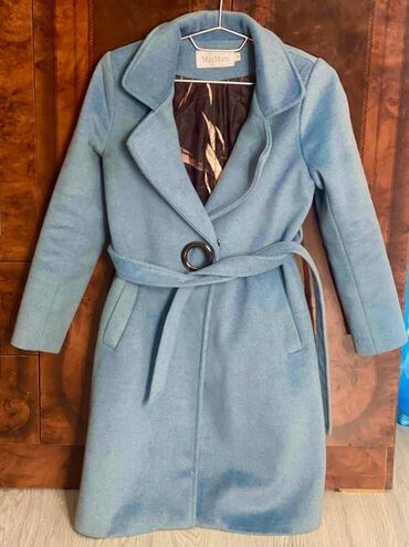 Pencəklər: Palto, Max Mara, M (EU 38), rəng - Göy