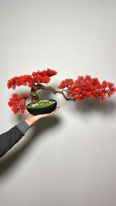 Süni güllər: Süni bonsai ağacı – dekorativ içməkan yaşıllaşdırma üçün - Realistik — 12